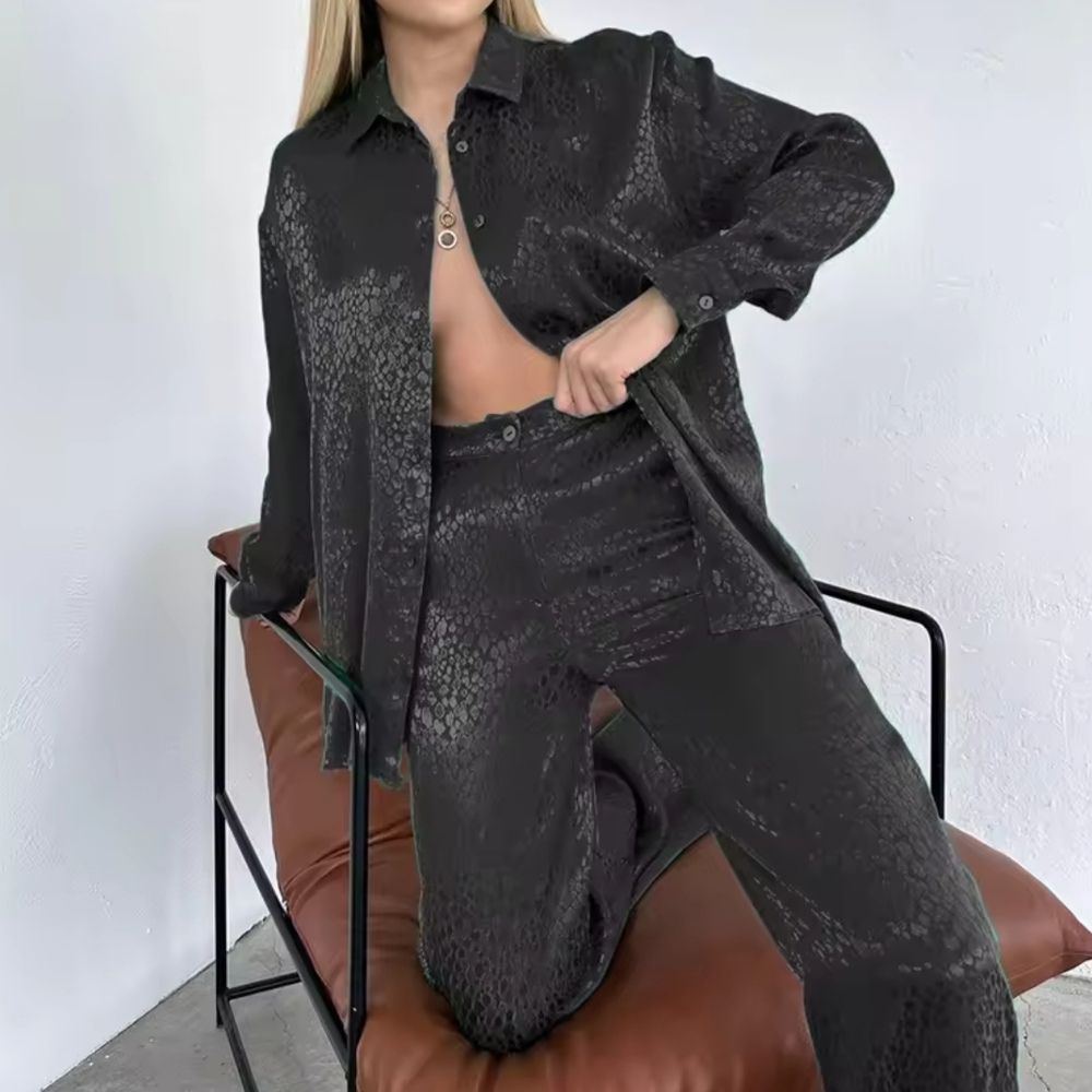 Elegant Loose Straight Pants Outfits - Picture 4 of 7